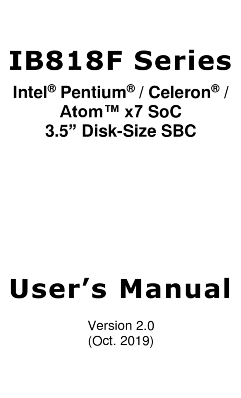 IBASE Technology IB818F-I50 User manual
