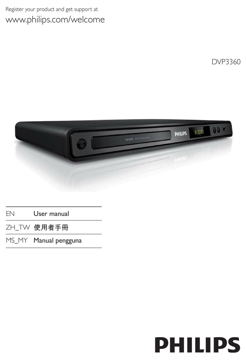 Philips DVP3360/96 User manual