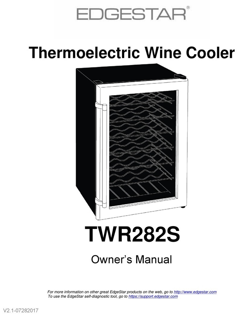 EdgeStar TWR282S owner's manual