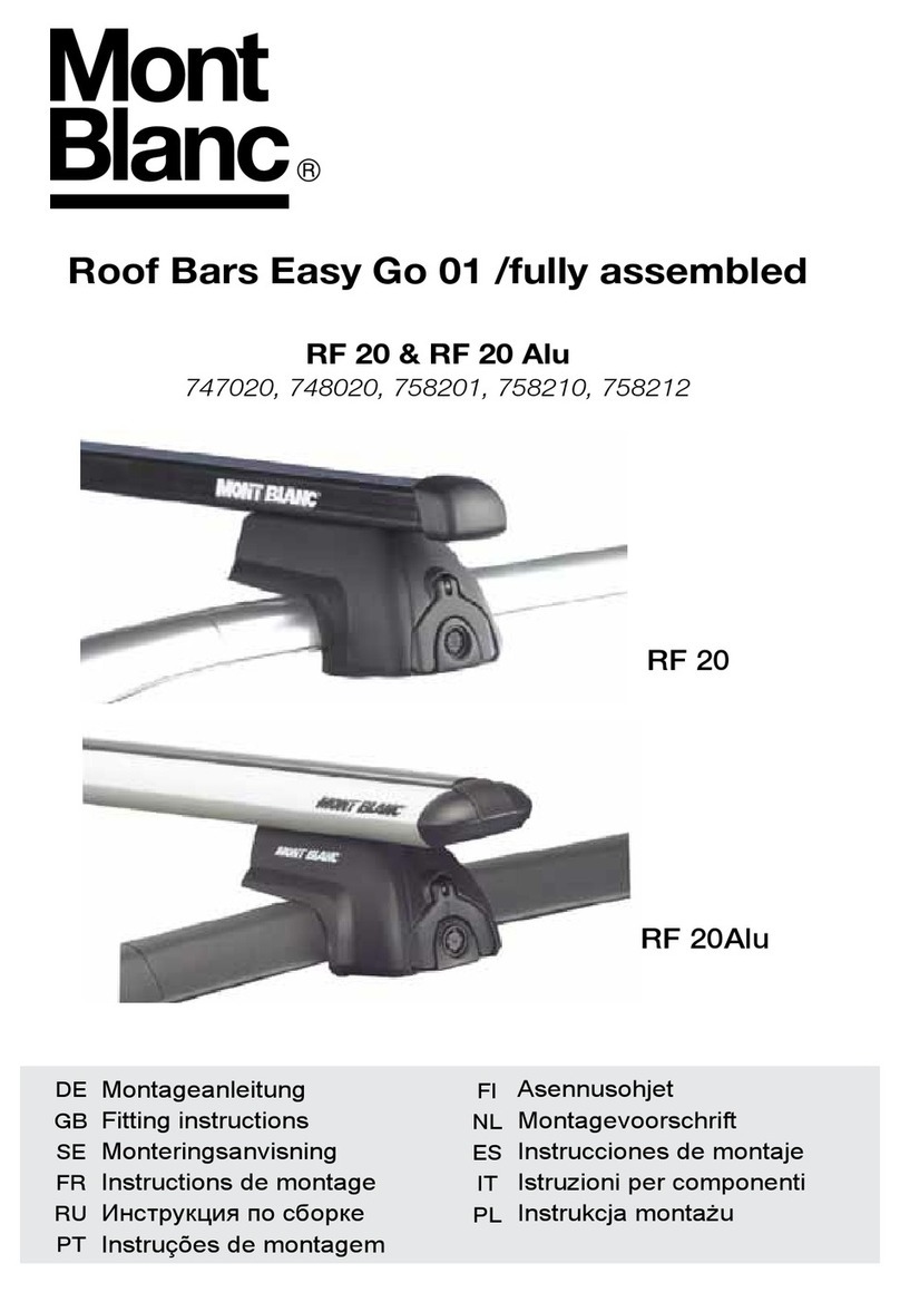 Mont Blanc Easy Go 01 Fitting instructions