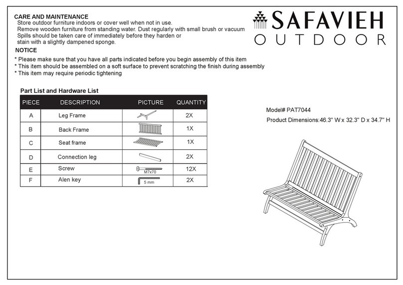 Safavieh PAT7044 manual