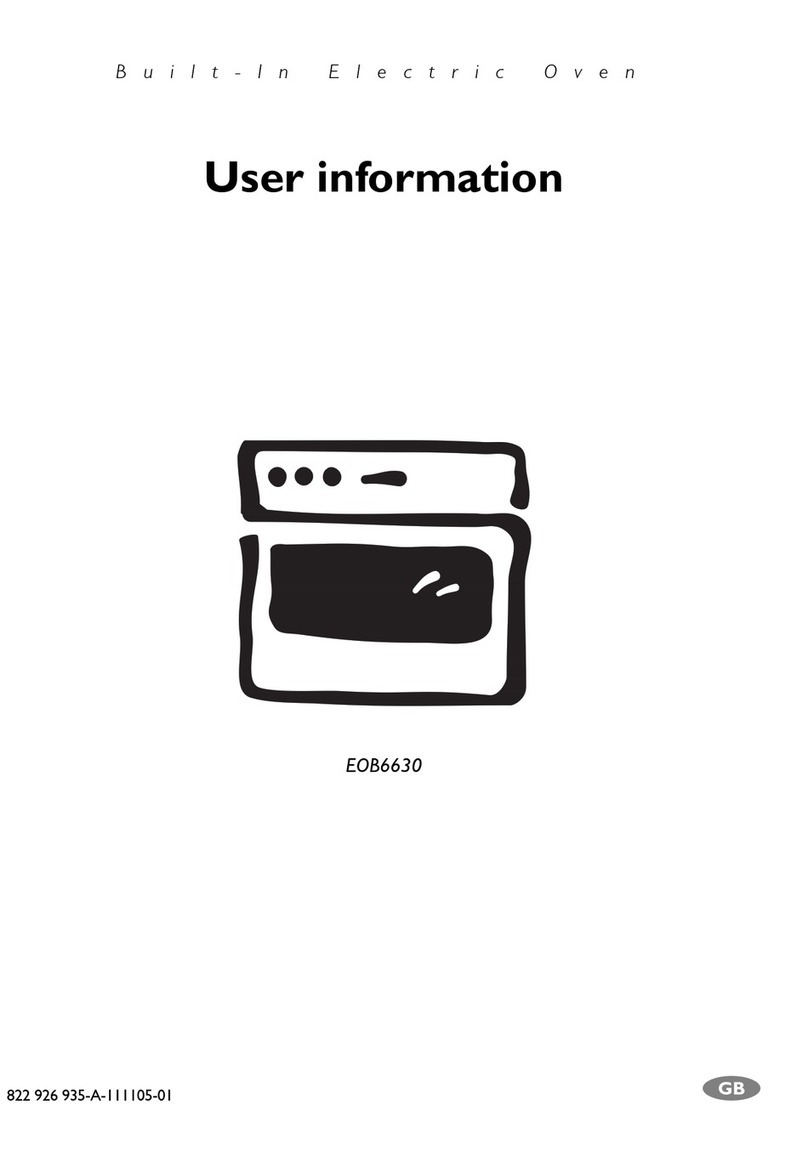 Electrolux EOB6630W Operation manual