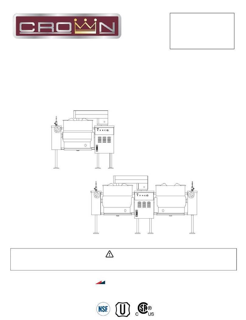 Crown Food Service Equipment ELTM Series Installation & operation manual