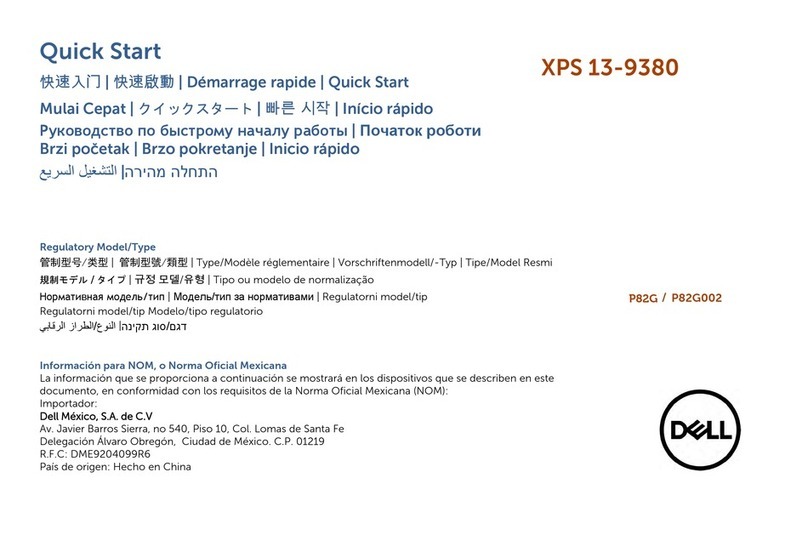 Dell XPS 13-9380 User manual