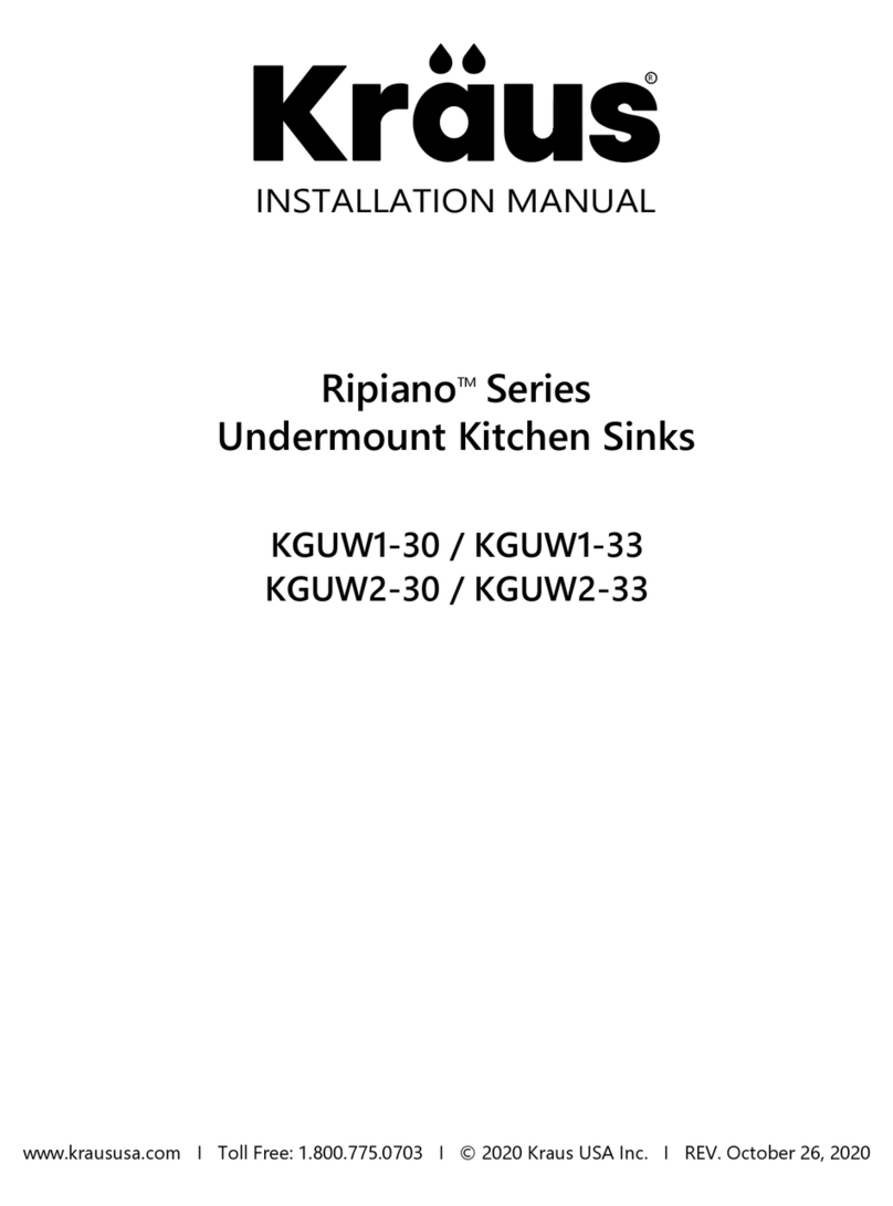 Kraus KGUW1-30 User manual