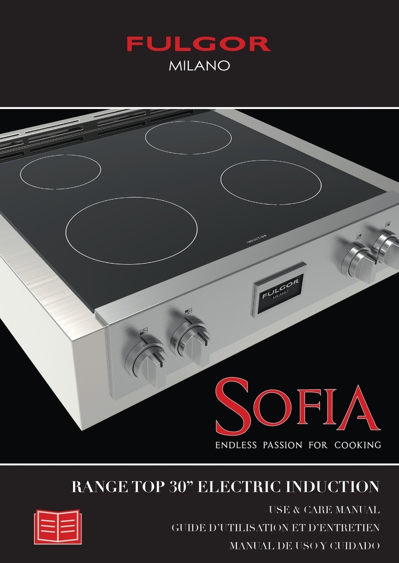 Fulgor Milano Sofia F6IRT304S1 Use & care manual