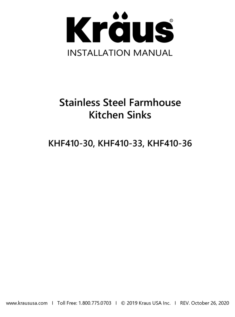 Kraus KHF410-30 User manual