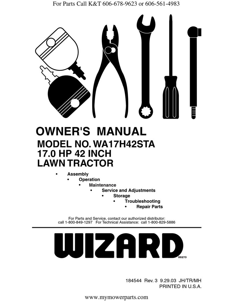 Wizard WA17H42STA owner's manual