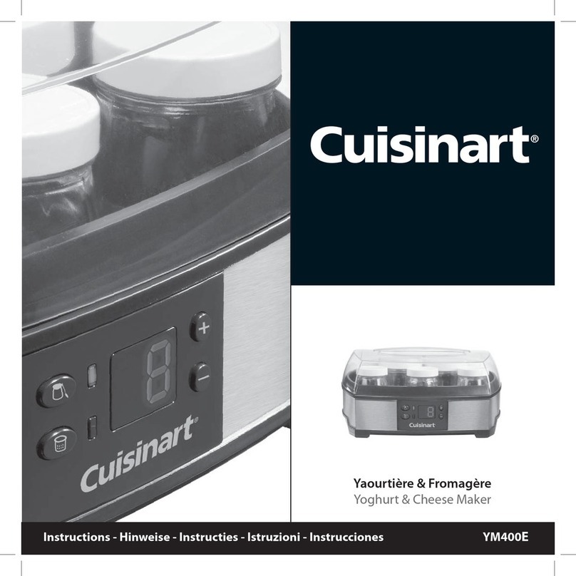 Cuisinart YM401E instructions
