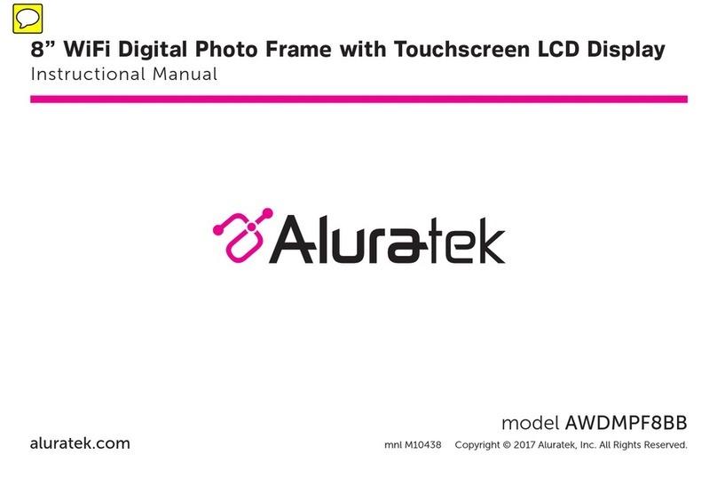 Aluratek AWDMPF8BB User manual
