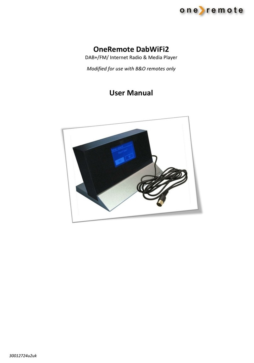 One Remote DabWiFi2 user manual