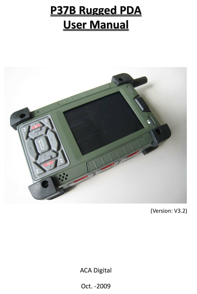 ACA P37B User manual