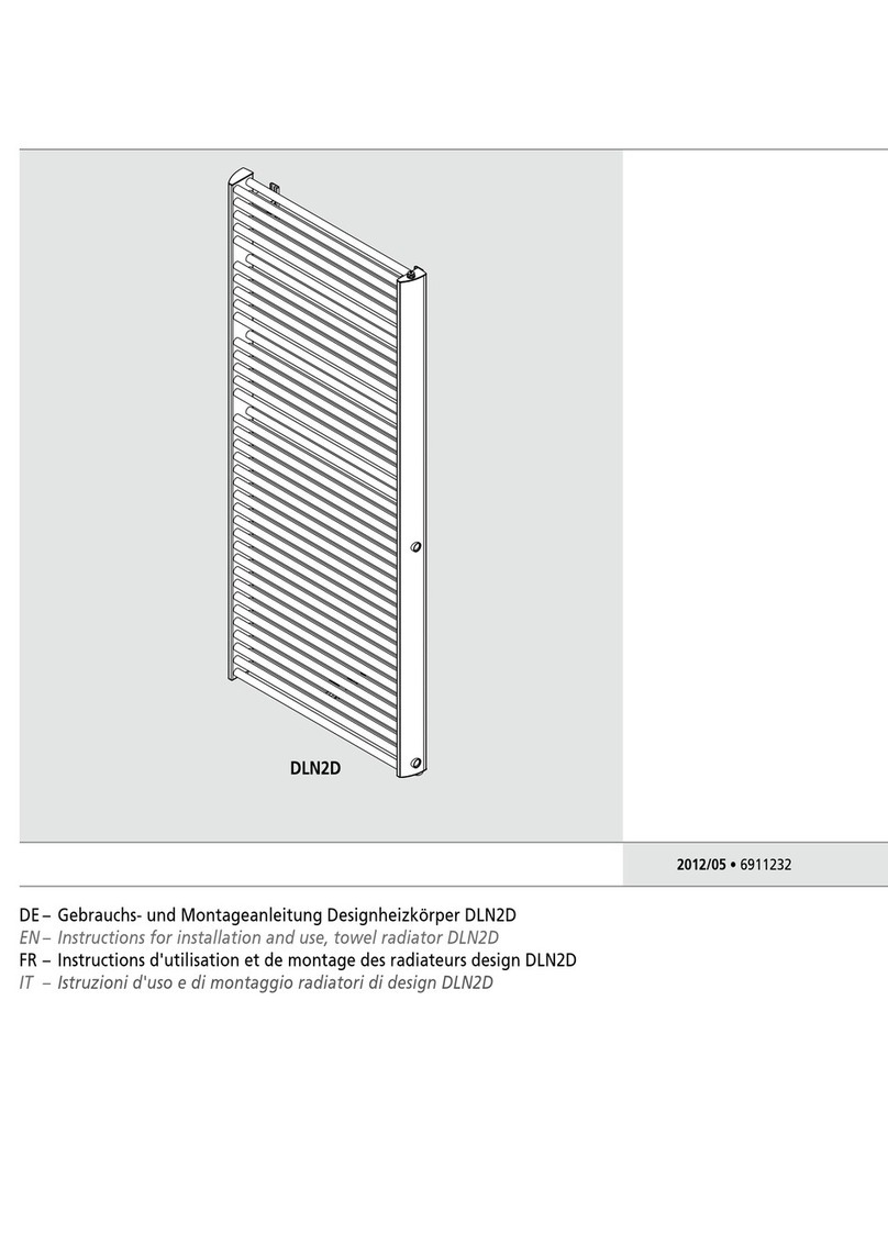 Arbonia DLN2D Series Instructions for installation and use