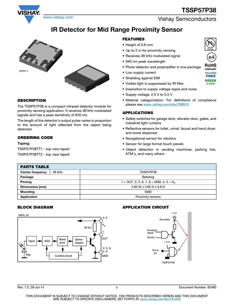 Vishay TSSP57P38TT2 quick start guide