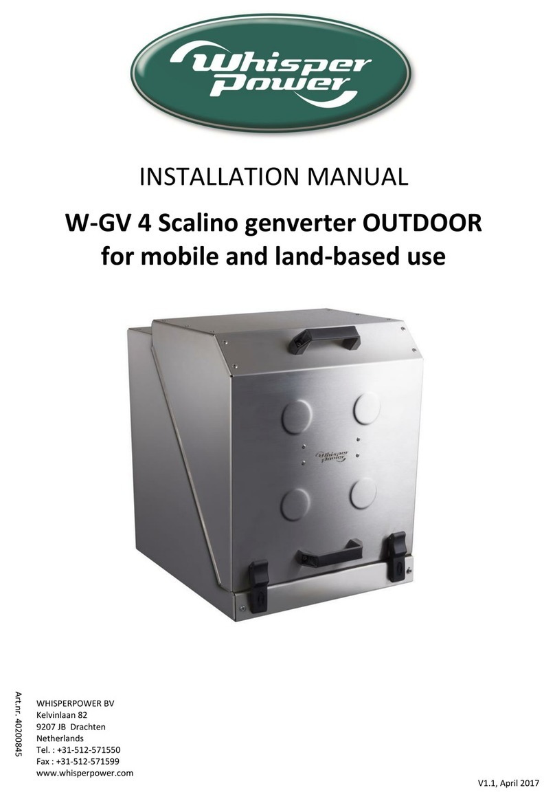 WhisperPower W-GV 4 Scalino User manual