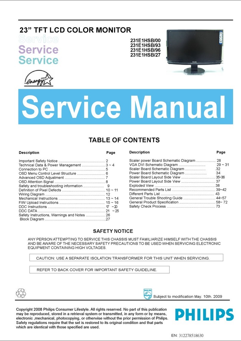 Philips 231E1HSB/00 User manual