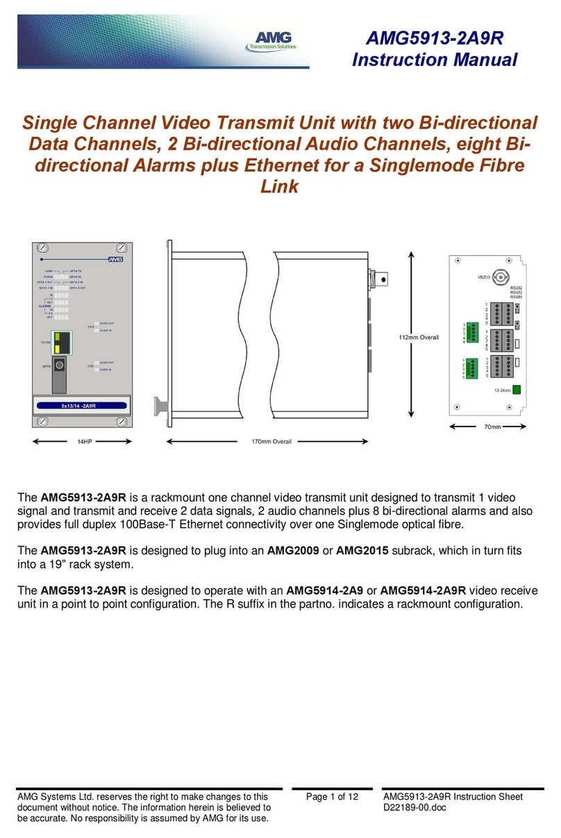 AMG AMG5913-2A9R User manual AMG AMG5913-2A9R User manual