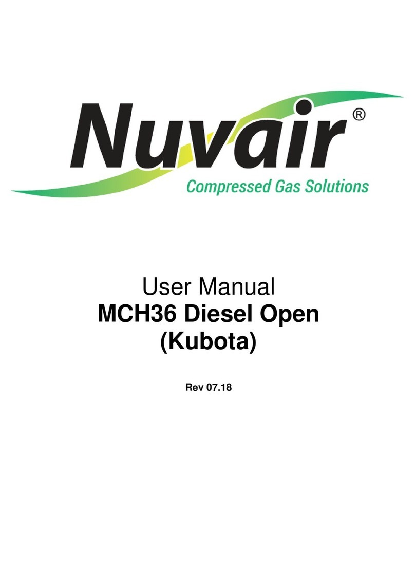 Nuvair MCH36D User manual