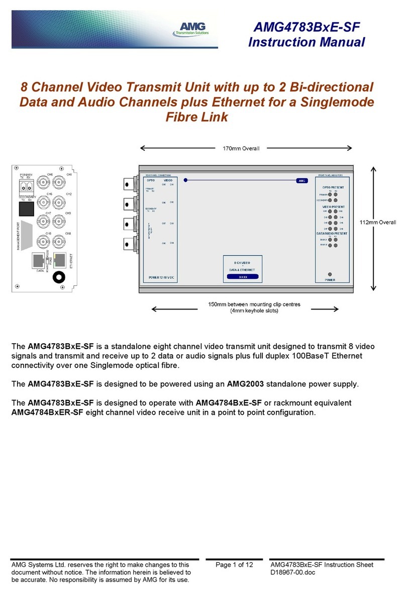 AMG AMG4783BxE-SF instruction manual