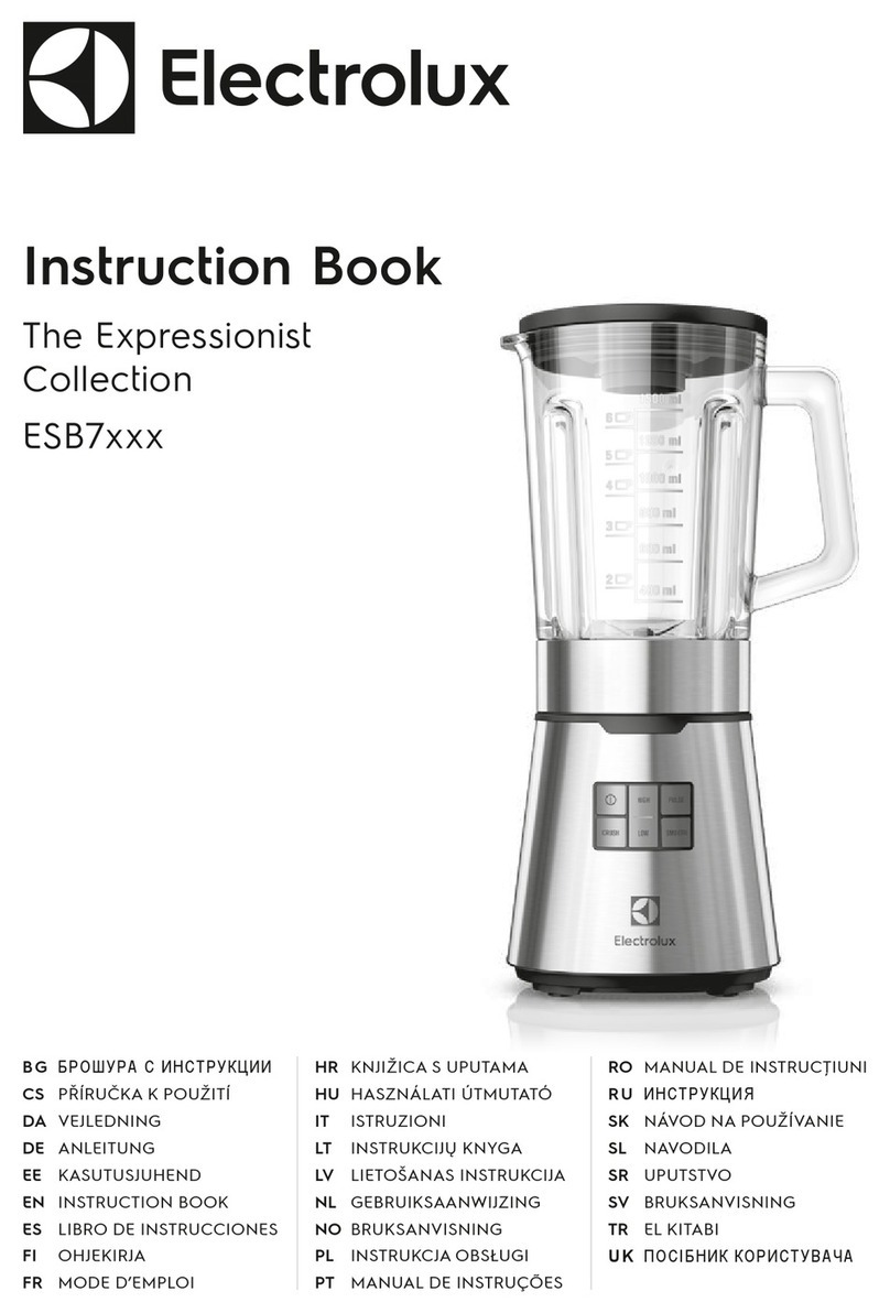 Electrolux Expressionist ESB7 Series User manual
