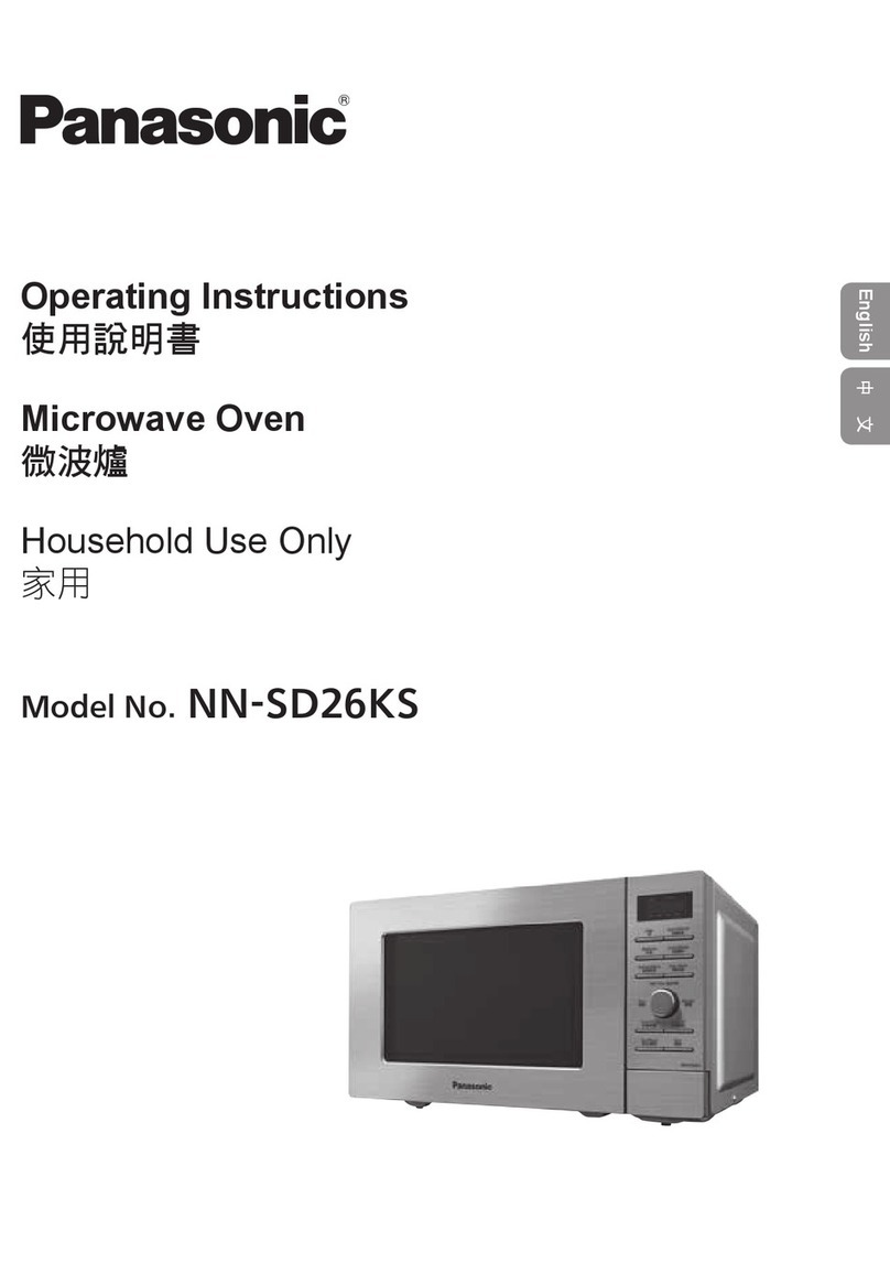 Panasonic NN-SD26KS operating instructions