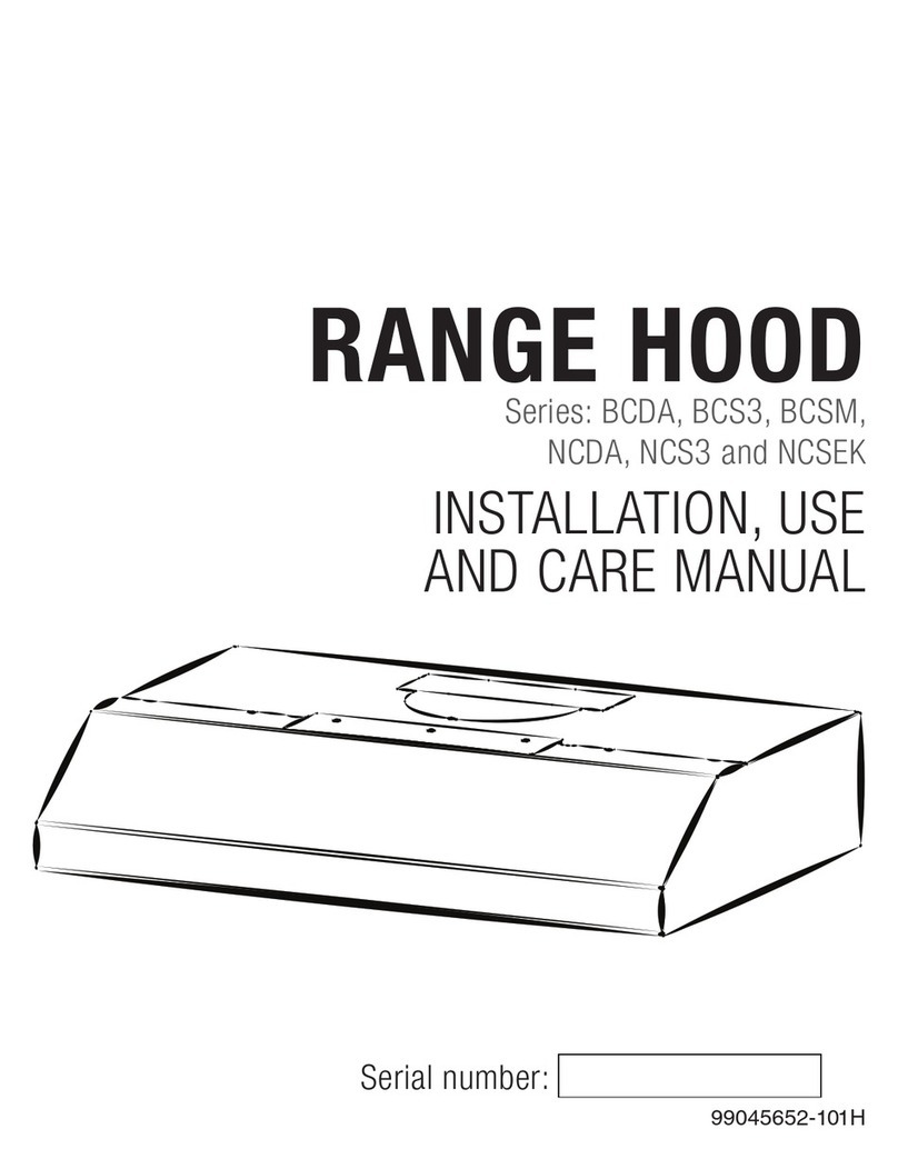 Venmar BCDA Series Instruction and safety manual