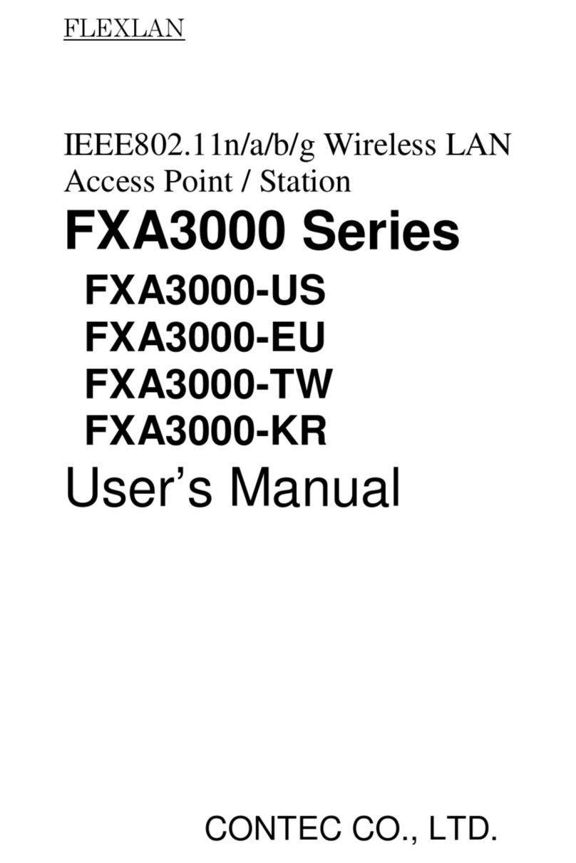 Contec FXA3000 Series user manual