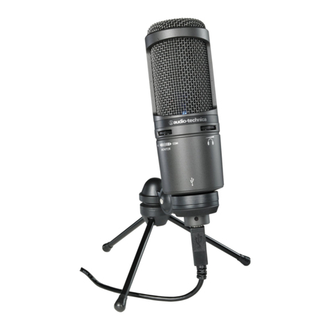 Audio Technica 20 Series quick start guide