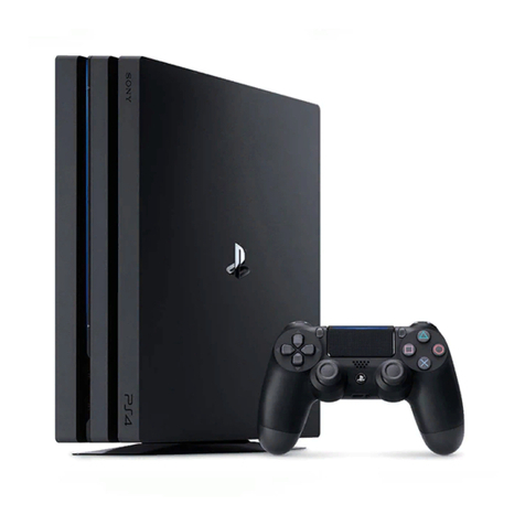 Sony CUH-7208B Installation and operating manual
