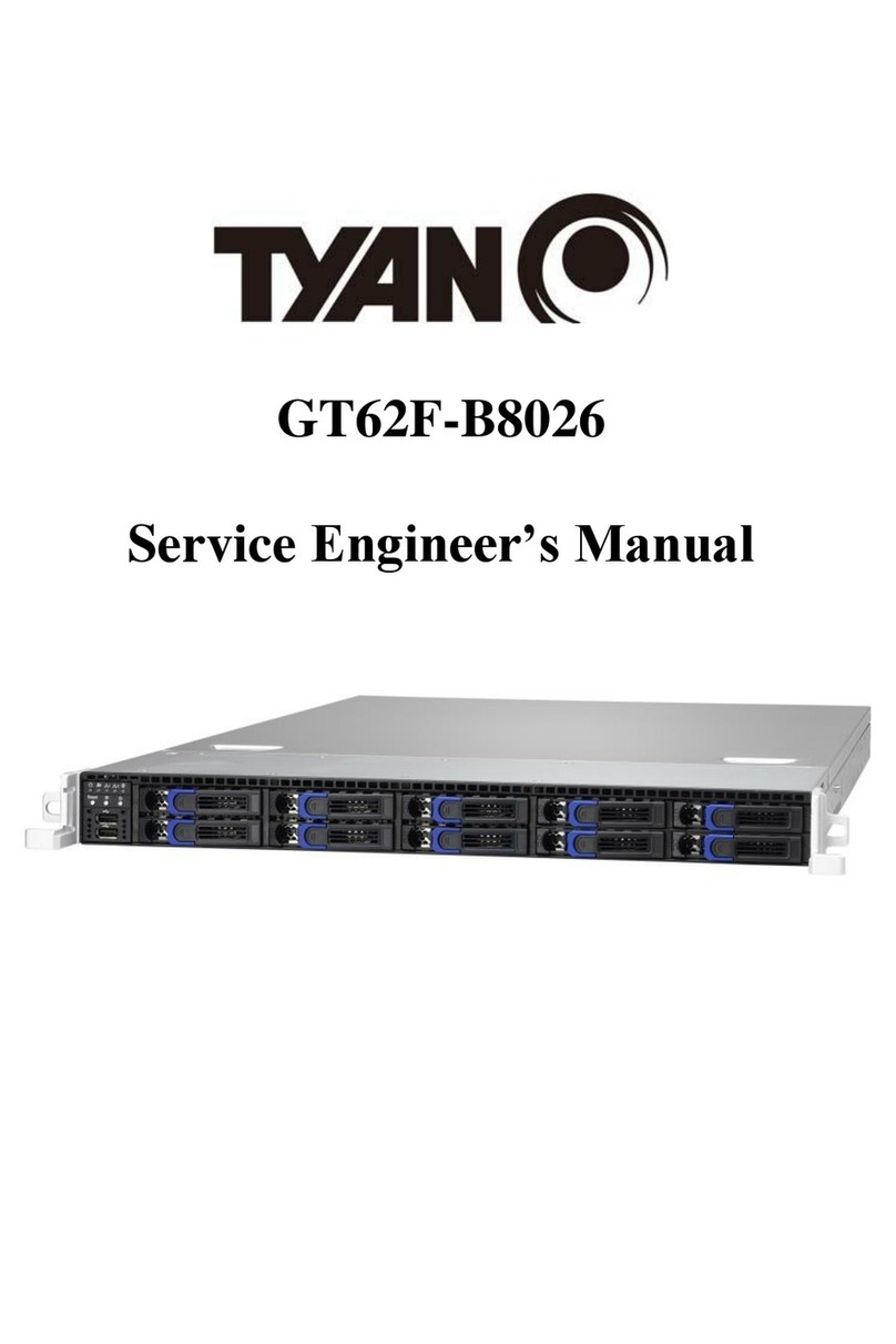 MiTAC TYAN GT62F-B8026 Service engineer's manual