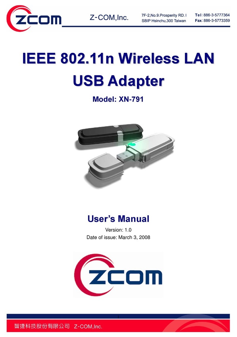 Zcom XN-791 User manual