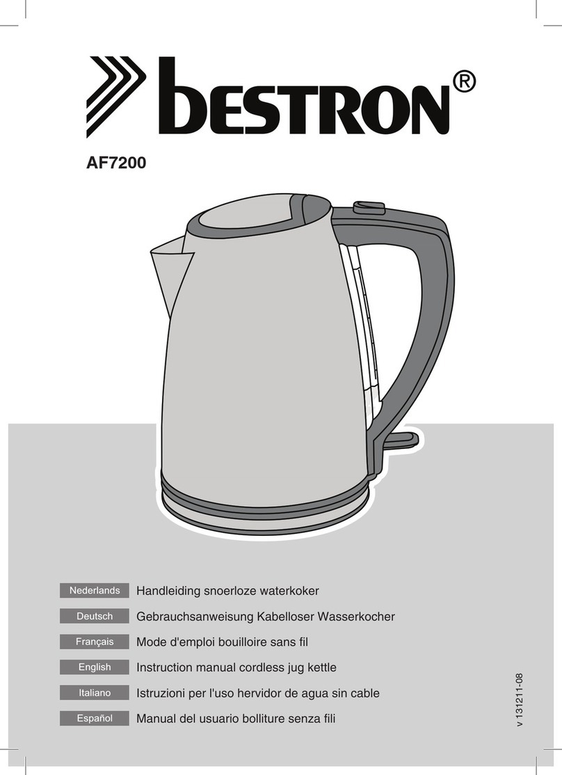 Bestron AF7200 instruction manual