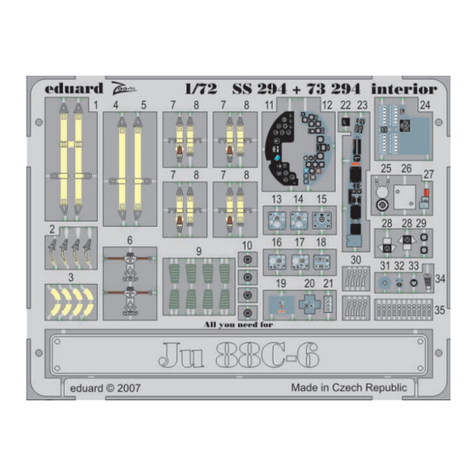 Eduard Zoom Ju 88C-6 interior self adhesive User manual