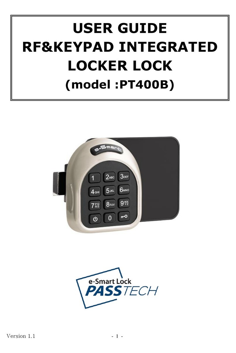 Passtech PT400B User manual