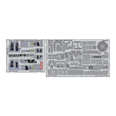 Eduard F-16DJ block 40/50 USAF S.A. User manual Eduard F-16DJ block 40/50 USAF S.A. User manual