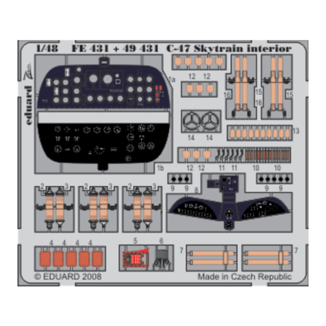 Eduard Zoom C-47 Skytrain interior S.A. User manual