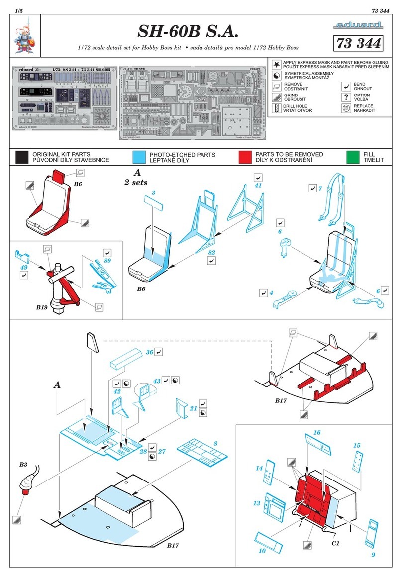 Eduard SH-60B S.A. Assembly instructions