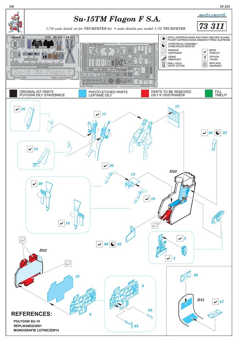 Eduard Su-15TM Flagon F S.A Assembly instructions Eduard Su-15TM Flagon F S.A Assembly instructions