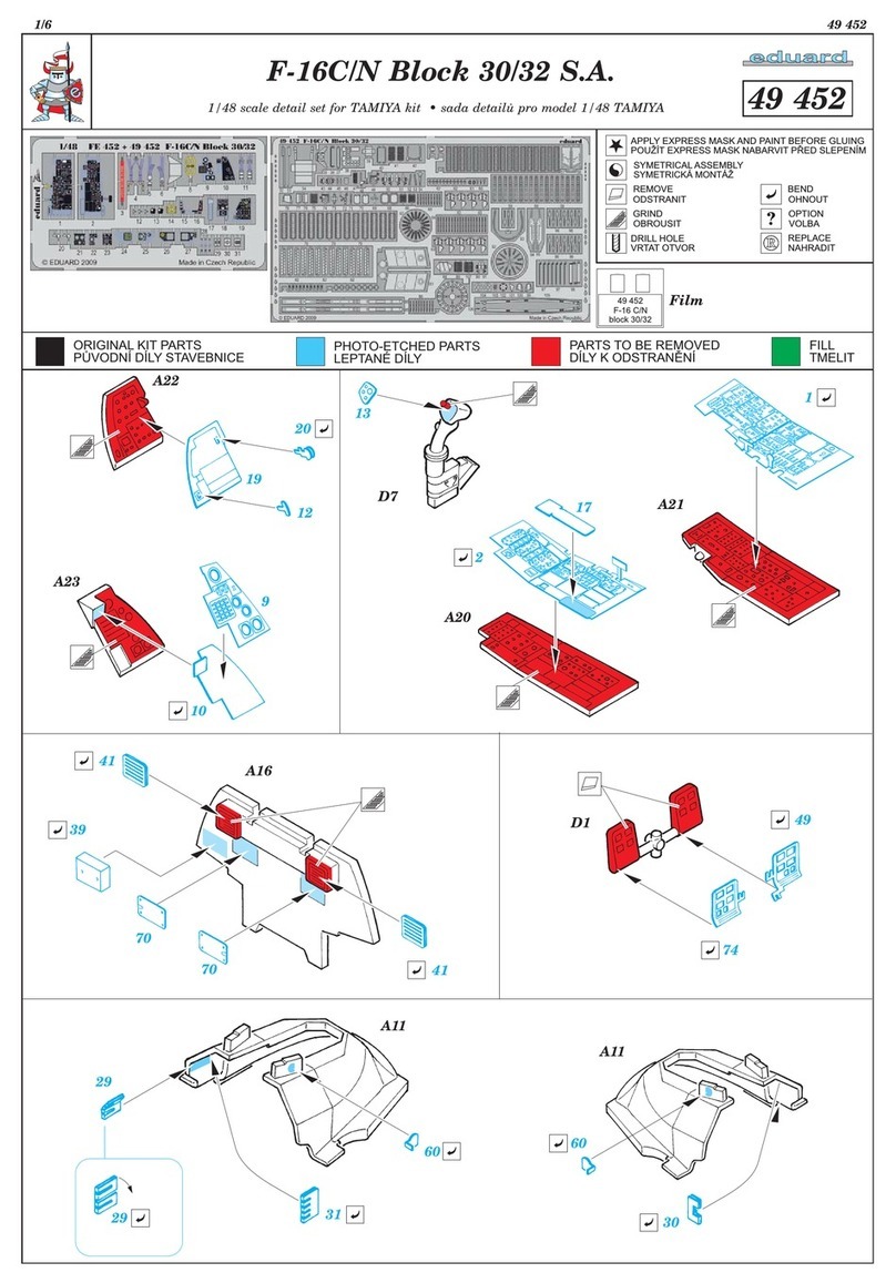 Eduard 49 452 Assembly instructions