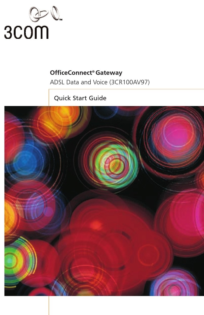 3Com OfficeConnect 3CR100AV97 User manual