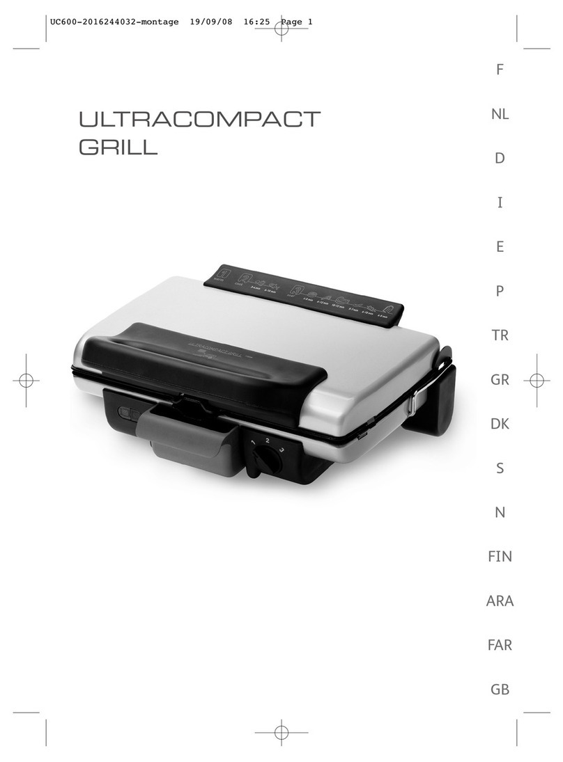 TEFAL Ultracompact GC3001 User manual TEFAL Ultracompact GC3001 User manual
