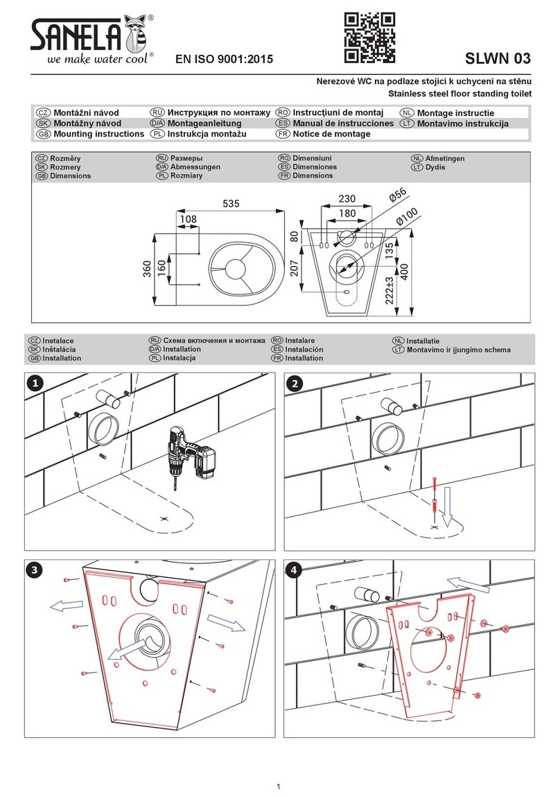 Sanela SLWN 03 Mounting instructions Sanela SLWN 03 Mounting instructions