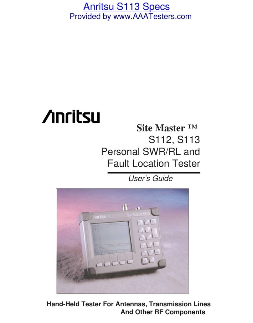 Anritsu Site Master S112 user guide