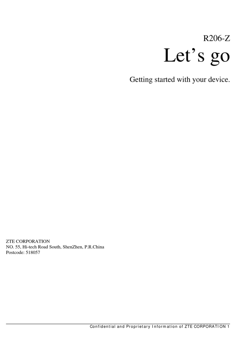 Zte R206-Z manual