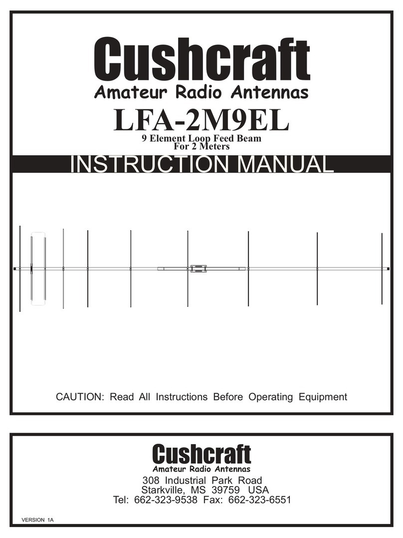 CUSHCRAFT LFA-2M9EL User manual CUSHCRAFT LFA-2M9EL User manual