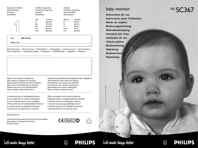 Philips SBC SC367 User manual