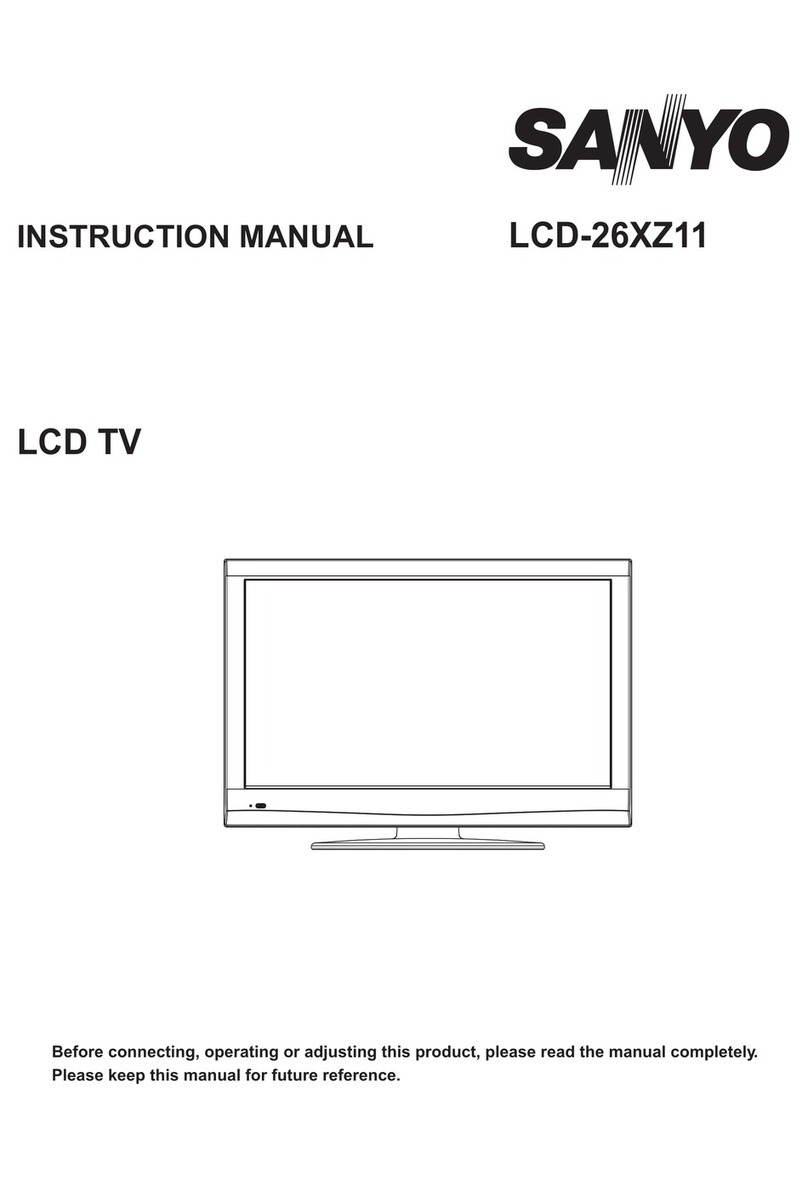 Sanyo LCD-26XZ11 instruction manual