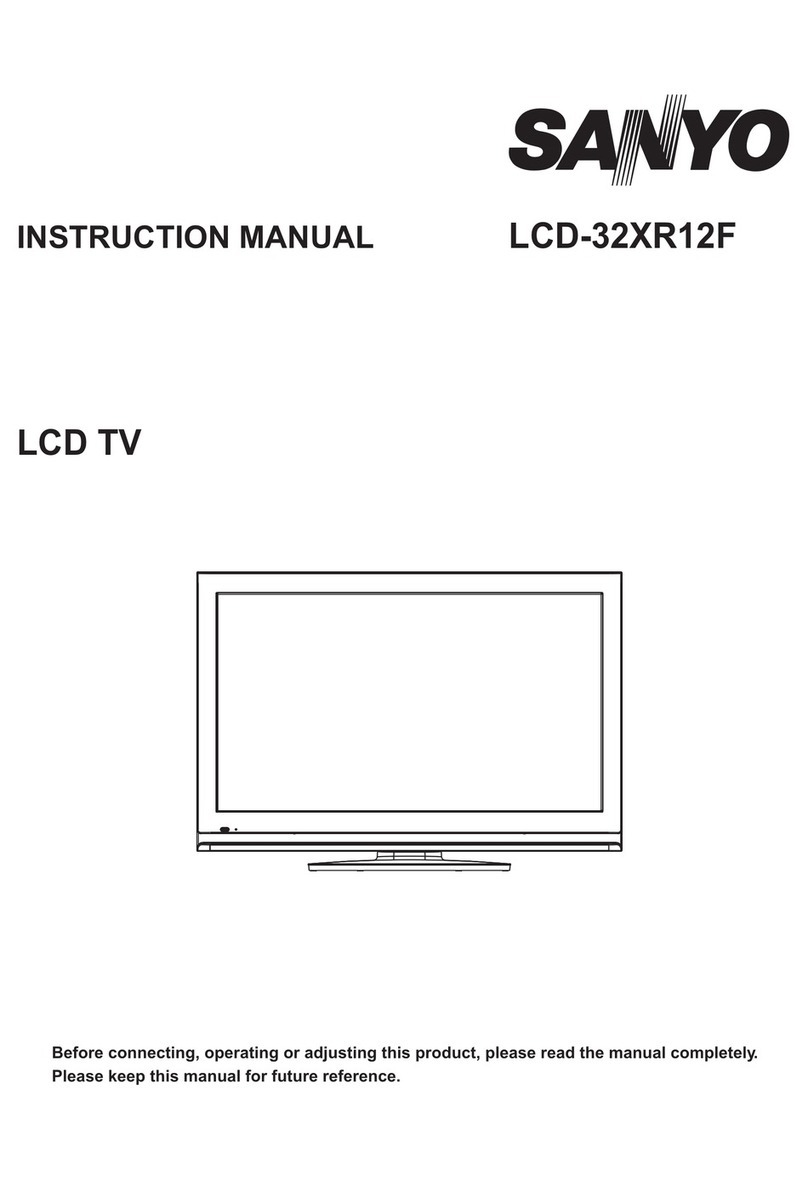Sanyo LCD-32XR12F User manual