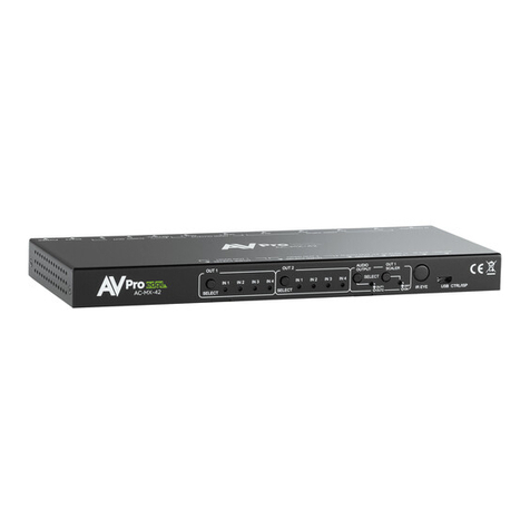 AVPro Edge AC-MX-42 User manual