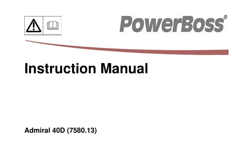 PowerBoss Admiral 40D instruction manual